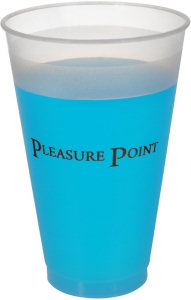 Promotional Stadium Cups: 20oz Frosted Flexible Cups